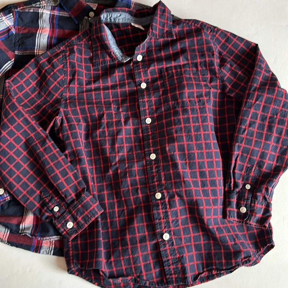 Gymboree Boys Shirts Size 10/12 Gymboree Boys plaid Button Down Shirts Size 10
